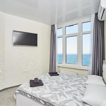 панорамный вид на море 44 жемчужина аркадия Appartement Odessa