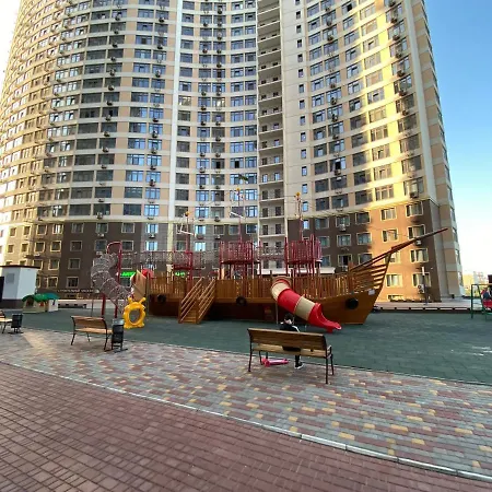 панорамный вид на море 44 жемчужина аркадия Apartmán