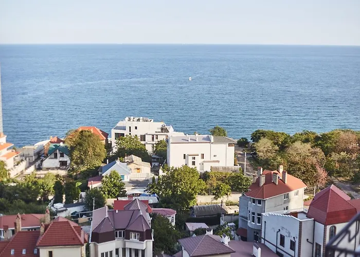 панорамный вид на море 44 жемчужина аркадия Apartmán Oděsa