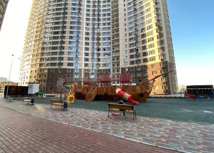 панорамный вид на море 44 жемчужина аркадия Apartman